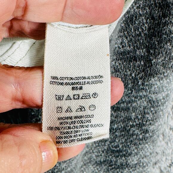 Free People White Denim Fall Knit Jacket XS - Picture 9 of 10